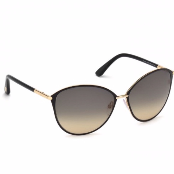 Tom Ford Accessories - New TOM FORD Black Gold Aviator Sunglasses